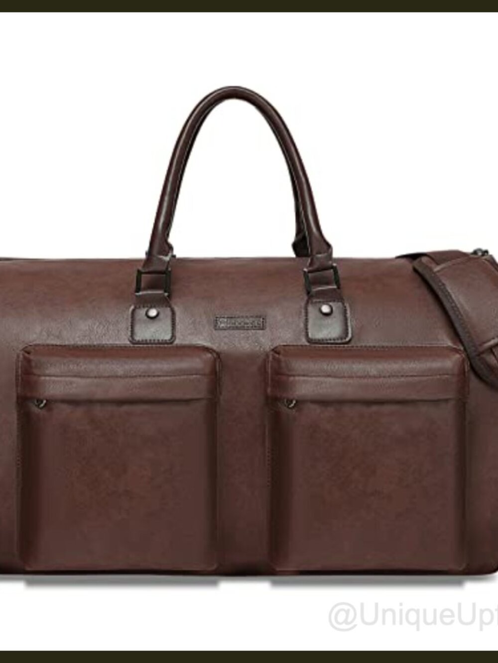 Modoker Garment Bag 45L Convertible Duffel Faux Leather Carry-On Travel